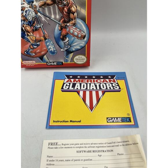 American Gladiators Nintendo NES Complete CIB Excellent Condition - Tested - Picture 9 of 16